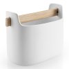 Recipient de depozitare TOOL CUTIE 15 cm, cu mâner din lemn, alb, Eva Solo