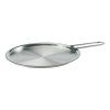 Capac pentru oală EVA TRIO 24 cm, plat, cu mâner, sticlă, Eva Trio