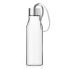 Sticlă de băut 0,5 l cu curea gri marmură Eva Trio