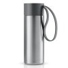 Cană termos din oțel inoxidabil To Go cu capac gri 0,35 l Eva Trio