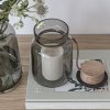 Borcan de depozitare pentru bucătărie din sticlă fumurie Silhouette 1,5 l Eva Trio