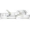 Oală de gătit WHITE LINE 24 cm, 7 l, strat ceramic, Eva Trio