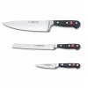 Set de cuțite CLASSIC, 3 buc, cu model pentru pâine, Wüsthof