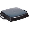 Tigaie grill fontă cu mânere, neagră, 28 x 28 cm Staub