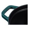 Capac pentru cratiță 31 cm, albastru marin, din fontă, Staub