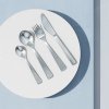 Cuțit de masă MAYA 20 cm, set de 6 buc, argintiu, oțel inoxidabil, Stelton