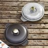 Vas de copt fontă cu capac, negru - 20 cm Staub