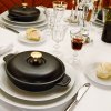 Vas de copt fontă cu capac, negru - 20 cm Staub