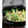 Vas de copt fontă cu capac, negru - 20 cm Staub