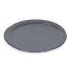 136823 11 jidelni talir craft black 24 5 cm nepravidelny mij