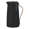 Carafă cu vacuum EMMA 1,2 l, pentru cafea, negru, oțel inoxidabil, Stelton