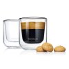 Pahar pentru espresso NERO, set de 2 buc, 80 ml, cu pereți dubli, Blomus