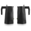Aparat de cafea espresso Stovepot OSSIDIANA 150 ml, negru, Alessi