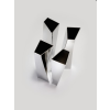 Vază CREVASSE 42 cm, oțel inoxidabil, Alessi