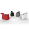Toaster PLISSE, 2 felii, negru, Alessi