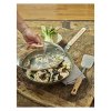 Capac pentru oală 20 cm, cu mâner din lemn, sticlă, de Buyer