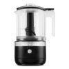 Tocător electric de alimente 5KFCB519, fără fir, negru mat, KitchenAid