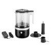 Tocător electric de alimente 5KFCB519, fără fir, negru mat, KitchenAid