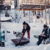 Stâlp suplimentar pentru vatra de foc TRIPLE, 40 cm, Höfats