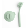 Perie de vase, cu ventuză, verde, Brabantia