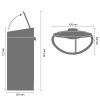 Coș de gunoi cu capac sensibil la atingere TOUCH BIN NEW 23 + 10 l, oțel mat, Brabantia
