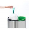 Coș de gunoi cu capac sensibil la atingere TOUCH BIN NEW 23 + 10 l, oțel mat, Brabantia