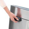Coș de gunoi cu capac sensibil la atingere TOUCH BIN NEW 23 + 10 l, oțel mat, Brabantia