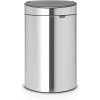 Coș de gunoi cu capac sensibil la atingere TOUCH BIN NEW 23 + 10 l, oțel mat, Brabantia