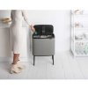 Coș de gunoi cu capac sensibil la atingere BO TOUCH BIN, 3 x 11 l, gri mineral, Brabantia