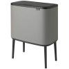Coș de gunoi cu atingere BO TOUCH BIN 11 + 23 l, gri mineral, Brabantia