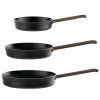 Tigaie universală EDO 24 cm, negru, Alessi