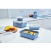 Borcan de depozitare pentru bucătărie MASTER SEAL COLOUR EDITION N1030810 , set de 4 buc, albastru, plastic, Tefal