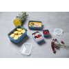 Borcan de depozitare pentru bucătărie MASTER SEAL COLOUR EDITION N1030810 , set de 4 buc, albastru, plastic, Tefal