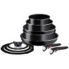 Set de veselă INGENIO EASY ON L1599143, set de 10 buc, suprafață antiaderentă, Tefal