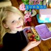 Cutie pentru prânz pentru copii UNICORN, 625 ml, 6 compartimente, roz, Yumbox