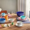 Farfurie pentru desert RHOMBE, 21 cm, roz, Lyngby