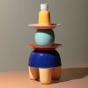 Bol pentru servire RHOMBE, 13 cm, albastru închis, Lyngby