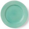 Farfurie de prânz RHOMBE, 21 cm, aqua, Lyngby