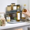 Organizator pentru dulapuri de bucătărie CUPBOARDSTORE 85196, gri, 2 niveluri, rotativ, Joseph Joseph