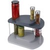 Organizator pentru dulapuri de bucătărie CUPBOARDSTORE 85196, gri, 2 niveluri, rotativ, Joseph Joseph