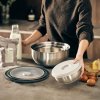Set de boluri de bucătărie cu capace NEST PREP&STORE 95025, 4 buc, oțel inoxidabil, Joseph Joseph