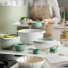 Set boluri de bucătărie cu strecurătoare și cupe de măsurat NEST 40112, 9 buc, c, gri / verde, Joseph Joseph