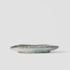 Farfurie pentru desert AQUA SPLASH, 17 x 11 cm, oval, albastru, MIJ