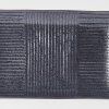 Farfurie pentru sushi și sashimi LINES, 21 x 13 cm, neagră, MIJ