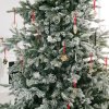 Ornament pentru pomul de Crăciun HARP ANGEL, 7 cm, placat cu argint, Rosendahl