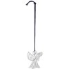 Ornament pentru pomul de Crăciun HARP ANGEL, 7 cm, placat cu argint, Rosendahl