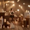 Suport pentru lumânări URBANIA TIVOLI GLASSALEN, căsuță, alb, Kähler