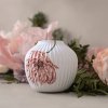Vază HAMMERSHOI POPPY Kähler 13 cm alb