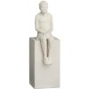 Sculptură de decorare a casei THE DREAMER 21,5 cm, alb, gresie, Kähler
