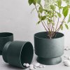 Ghiveci pentru flori RECYCLED, 15 cm, verde închis, Rosendahl
